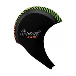 Cressi Open Water 2mm Swim Hood Neopren Badehætte -Fridykker Salgsbutik 1397 cressi swim hood gree orange z