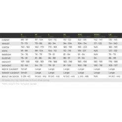 Kokatat Outercore Habanero Fleecedragt -Fridykker Salgsbutik men s cm 2